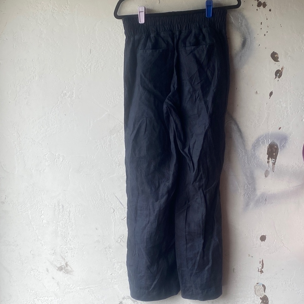 Quince Black Wide Leg Pants - Picture 4 of 4